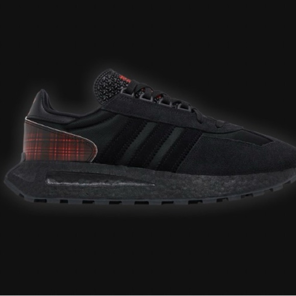 NIB Adidas Adidas Retropy E5 'Black Vivid Red Plaid'